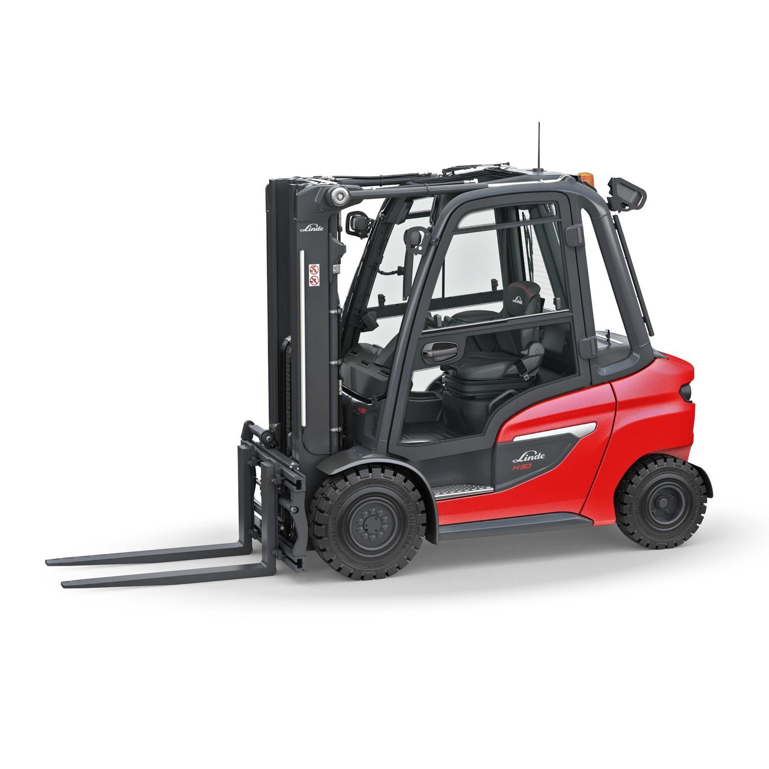 Camions benne et véhicules de construction RC - Chariot élévateur H40D Linde rouge 1/14e CARSON